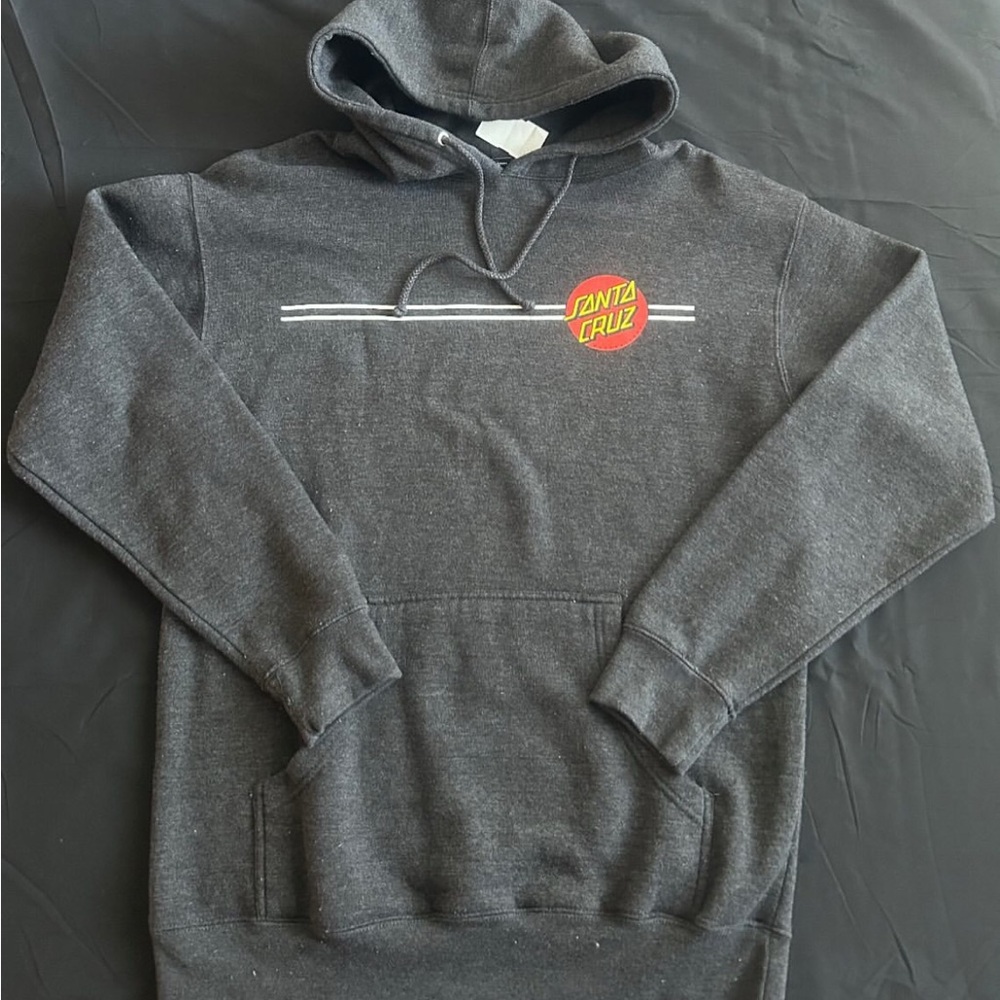 Santa Cruz Skateboards Gray Sweatshirt Classic Pullover